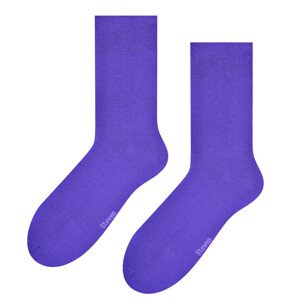 Hladké ponožky k obleku 056 fialová 45-47