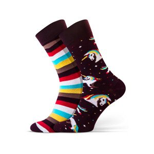 Nepárové pánské ponožky Sesto Senso Casual Men žlutá 43-46