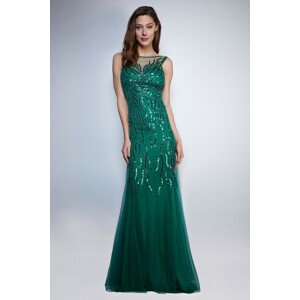 Dámské šaty 16219 - YourNewStyle tmavě zelená XL