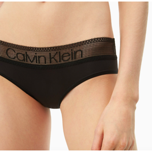 Calvin Klein Kalhotky Logo Lace Black XS