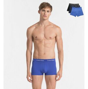 Calvin Klein 3Pack Boxerky Blue Shadow, Black and Cobalt Water S