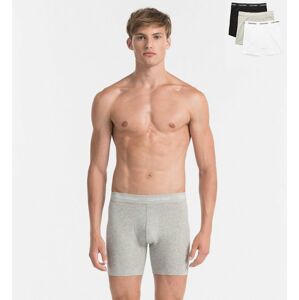 Calvin Klein 3Pack Boxerky Dlouhé Grey, White and Black S