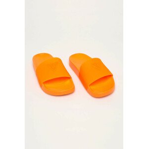Plážové pantofle E02Z13BB00S-ORFU neonově oranžová - Guess neonová oranžová 37