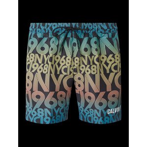 Pánské plavecké šortky KM0KM00427-0GL vícebarevná - Calvin Klein vícebarevná L
