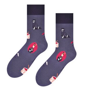 Pánské ponožky FOLK 118 šedá 39-42