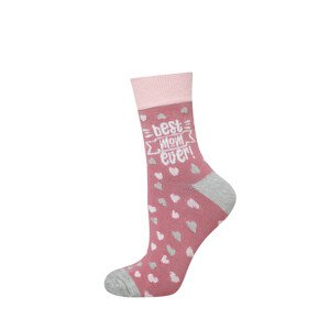 Dámské ponožky Soxo 3148 Dárkové liliová 35-40
