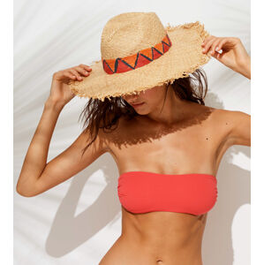 Slaměný plážový klobouk TR483 - Noidinotte béžová uni
