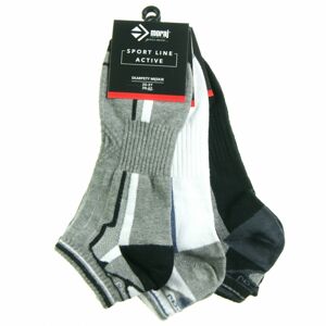 Pánské ponožky 3pcs CSM170-102 černošedobílá - Moraj černo/šedo/bílá 39-42