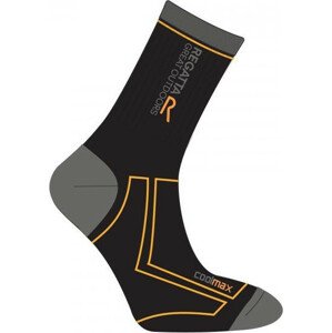 Pánské trekové ponožky Regatta RMH034 2SEASON TREKTRAIL Black/Grey 9-12 let