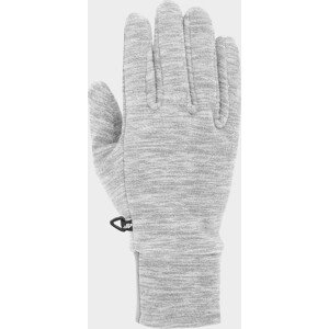 Fleecové rukavice 4F REU301 Světle šedé L