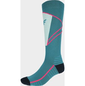 Dámské lyžařské ponožky 4F SODN200 Zelené (mořská) 35-38