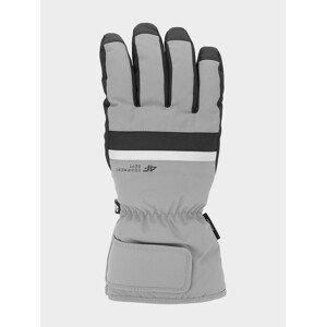 Pánské lyžařské rukavice 4F  REM350 Šedé 7-7,5(S)