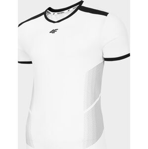Pánské fotbalové tričko 4F TSMF401 Bílé XXL