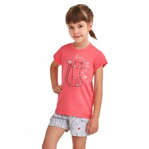 Dívčí pyžamo Hanička růžové Lets chill  86