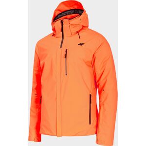 Pánská lyžařská bunda 4F KUMN010 Oranžová neon 3XL