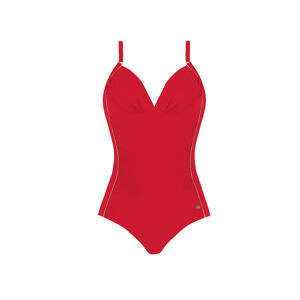 Jednodílné dámské plavky S1026ZL červená 46F