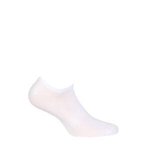 Hladké pánské kotníkové ponožky Wola W91.401 Tencel bílá univerzální