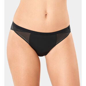 Dámské kalhotky S Symmetry Brazil Panty černé - Sloggi BLACK 44