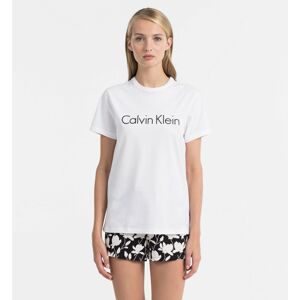 Calvin Klein Logo Dámské Tričko Bílé L