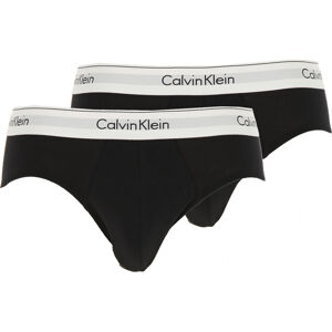 Calvin Klein 2Pack Slipy Modern Cotton Black L