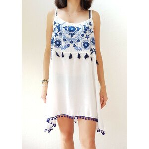 Dámské letní šaty PG280-000 Bílá UNI