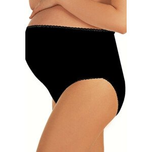Těhotenské kalhotky Mama maxi black - ITALIAN FASHION černá L