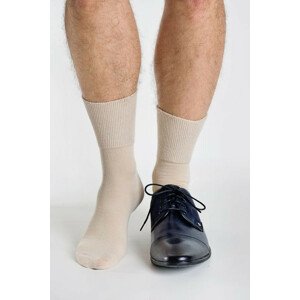 Antibakteriální netlačící ponožky Regina Purista béžová 39-42