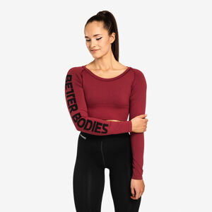 Better Bodies Crop-top Bowery Sangria Red XS