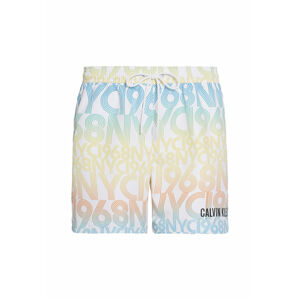 Pánské plavecké šortky KM0KM00427-0K6 vícebarevná - Calvin Klein vícebarevná L