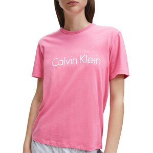 Dámské triko na spaní QS6105E-AD5 růžová - Calvin Klein růžová M
