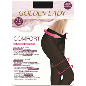 Dámské punčochové kalhoty Golden Lady Comfort 70 den černá 5-XL