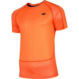 Pánské tréninkové tričko 4F TSMF014 oranžové 3XL
