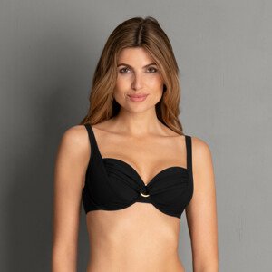 Style Hermine Top Bikini - horní díl 8411-1 černá - RosaFaia 38C