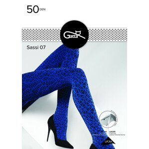 Dámské punčochové kalhoty Gatta Sassi wz.07 50 den blu-nero 3-M