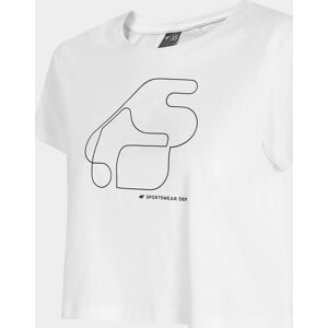 Dámské tričko 4F TSD220 Bílé XL