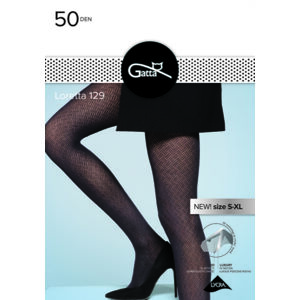 Dámské punčochové kalhoty LORETTA - Mikrovlákno černá 3-M