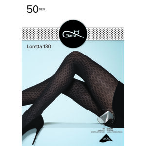Dámské punčochové kalhoty LORETTA - Mikrovlákno černá 2-S
