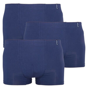 3PACK pánské boxerky Stillo tmavě modré (STP-0090909) XL