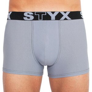 Pánské boxerky Styx sportovní guma světle šedé (G1067) XXL