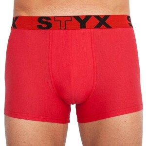 Pánské boxerky Styx sportovní guma červené (G1064) M