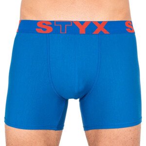 Pánské boxerky Styx long sportovní guma modré (U967) M