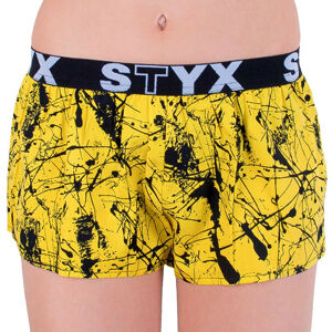 Dámské trenky Styx art sportovní guma Jáchym žluté (T751) XL