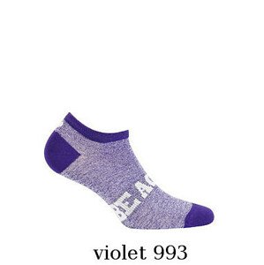 Dámské kotníkové ponožky Be Active W81.0S1 - Wola fialová 33/35