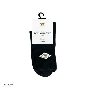 Dámské netlačící ponožky SOCKS 1098 černá 39/42