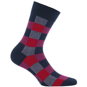 Vzorované pánské ponožky PERFECT MAN-CASUAL námořnická 45/47