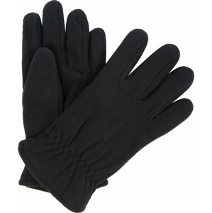 Pánské fleecové rukavice Regatta RMG014 Kingsdale Glove Černé S-M