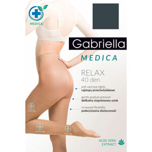 Punčochové kalhoty Gabriella Medica Relax 40 DEN Code 111 grafitová 2-s
