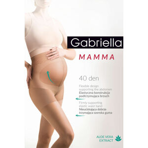 Těhotenské punčochové kalhoty Gabriella Medica Mamma 40 Code 109 neutro 3-m