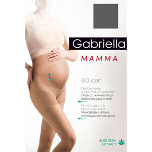Těhotenské punčochové kalhoty Gabriella Medica Mamma 40 Code 109 kouřová 2-s