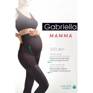 Těhotenské punčochy Gabriella Mamma 100 den Code 174 nero 3-m